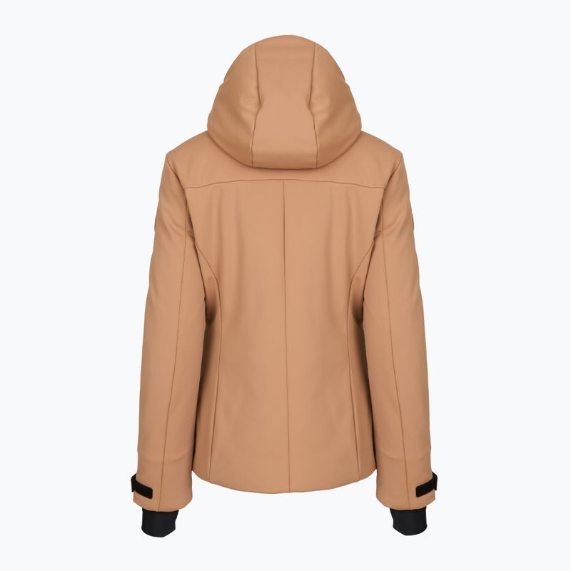 Kurtka narciarska damska EA7 Emporio Armani Pure Softshell mocha mousse 2