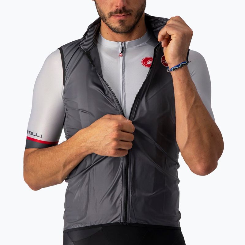 Kamizelka rowerowa męska Castelli Aria dark gray 3