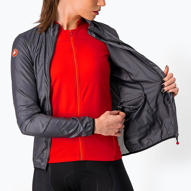 Kurtka rowerowa damska Castelli Aria Shell W dark gray 3