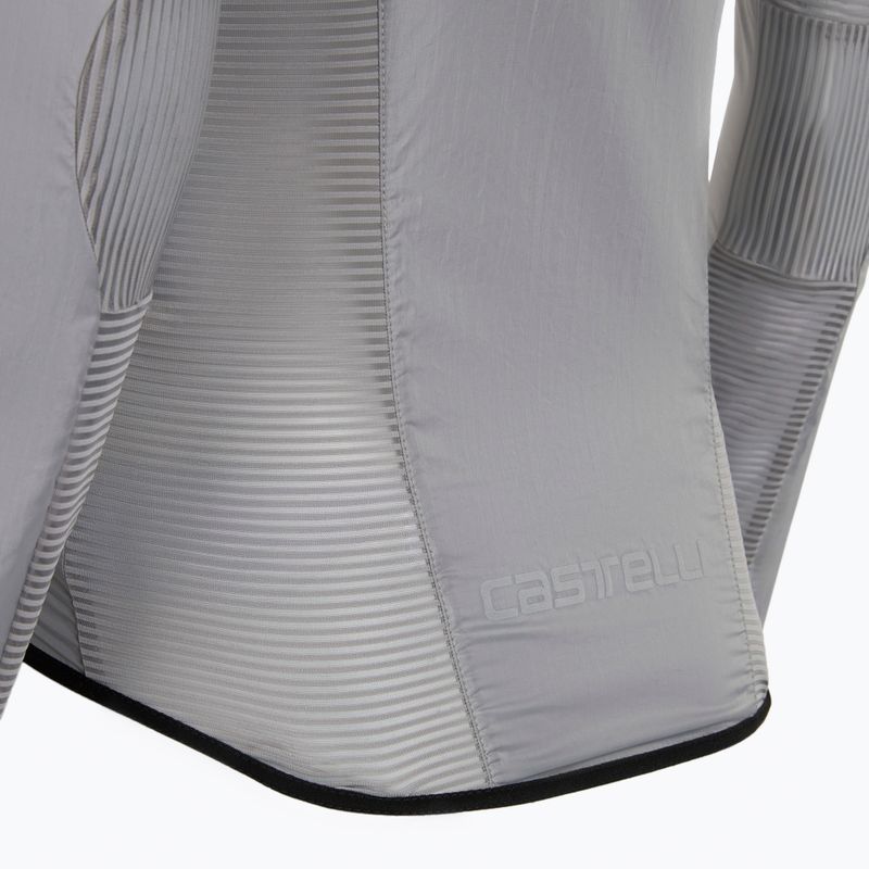 Kurtka rowerowa damska Castelli Aria Shell W silver gray 4