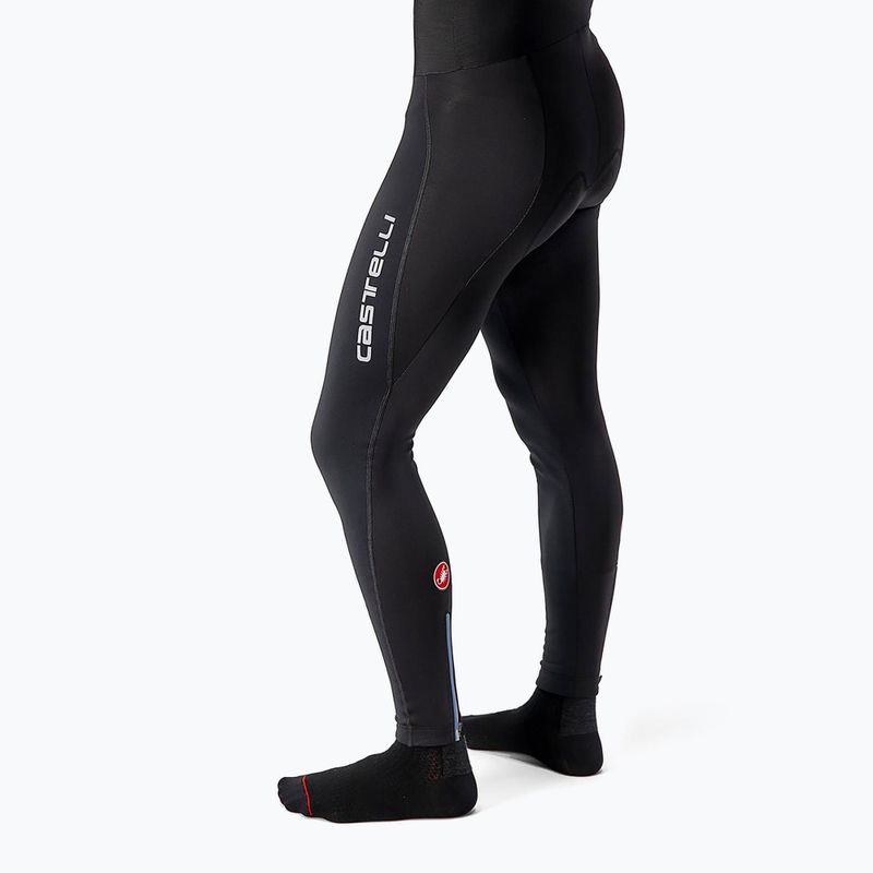 Spodnie rowerowe męskie Castelli Entrata Wind black 5