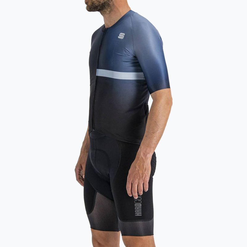 Koszulka rowerowa męska Sportful Bomber black/galaxy blue 3