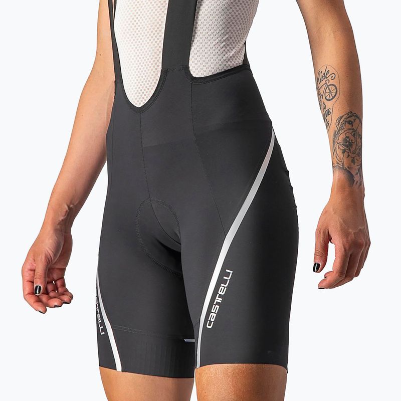 Spodenki rowerowe damskie Castelli Velocissima 3 black/ silver 3