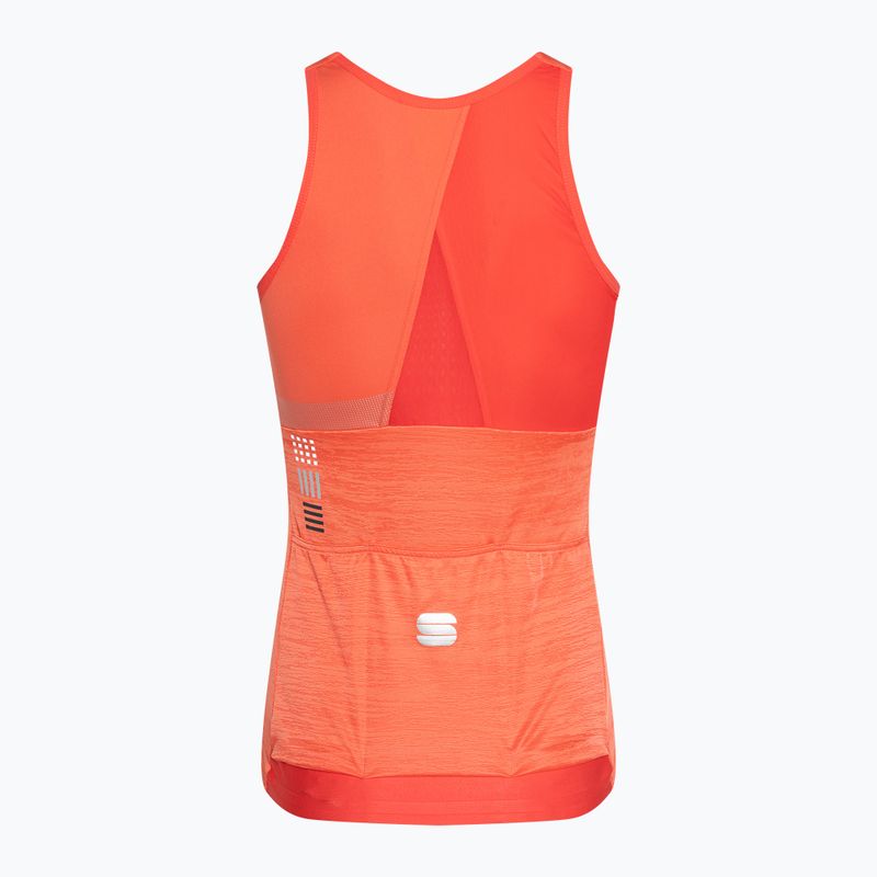 Koszulka rowerowa damska Sportful Giara Top pompelmo 3