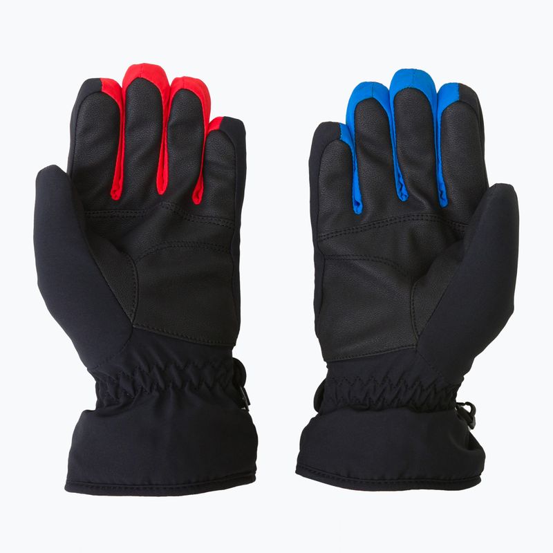 Rękawice narciarskie dziecięce Dainese Hp Scarabeo black taps/high risk red/lapi 3