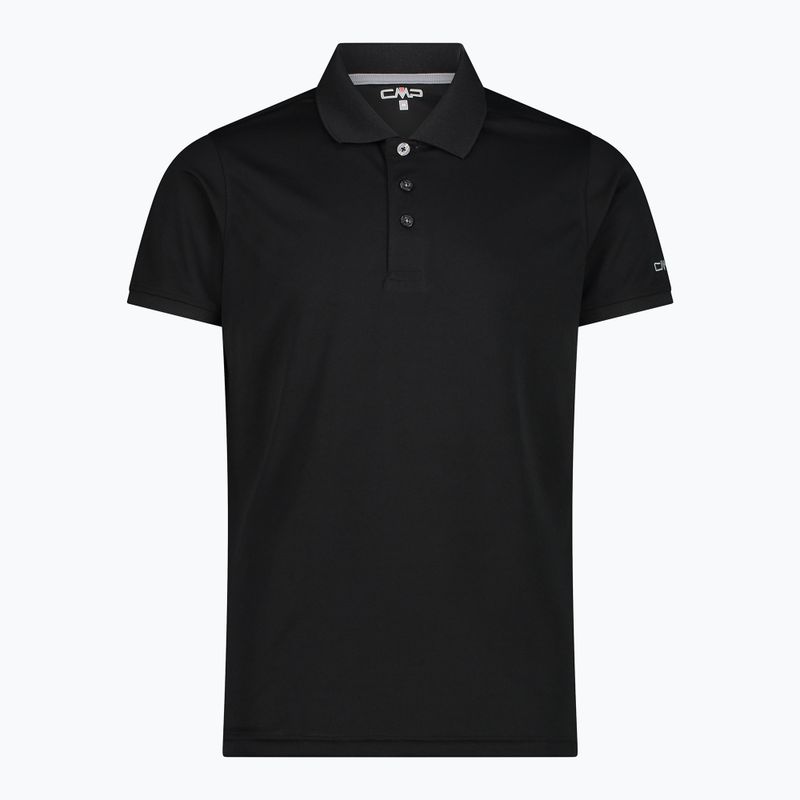 Koszulka polo męska CMP 3T60077 Polo nero/cemento