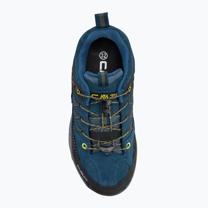 Buty trekkingowe dziecięce CMP Rigel Low Wp blue ink/ ellow 5