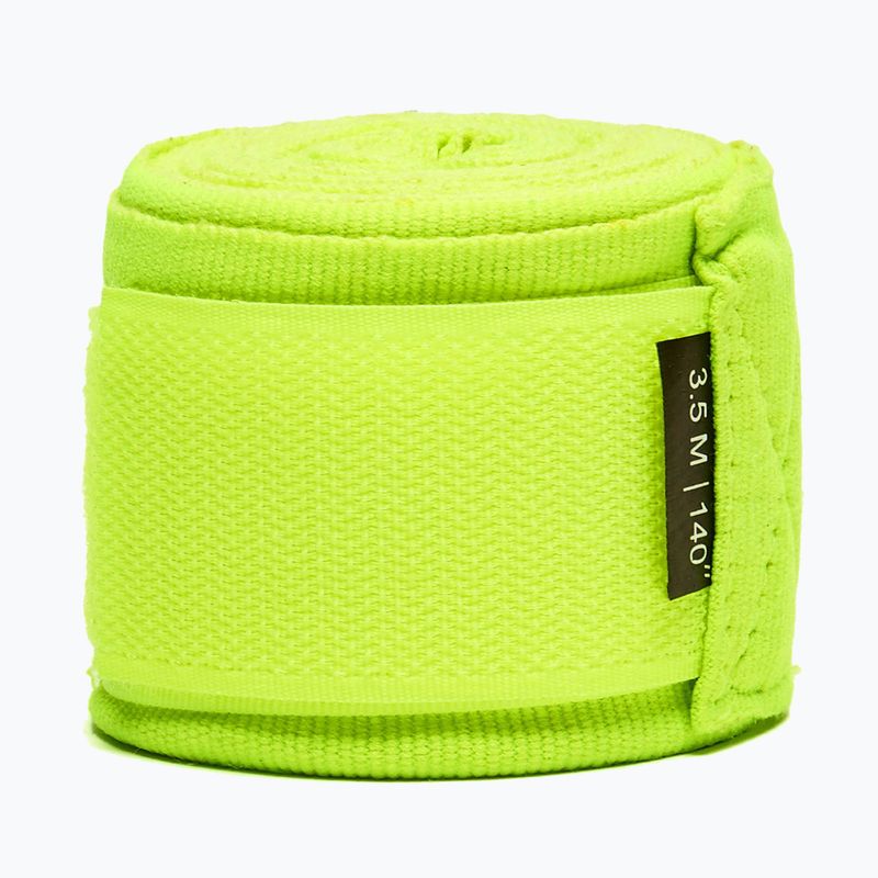 Bandaże bokserskie Leone 1947 Hand Wraps 350 cm giallo fluo/fluo yellow 3
