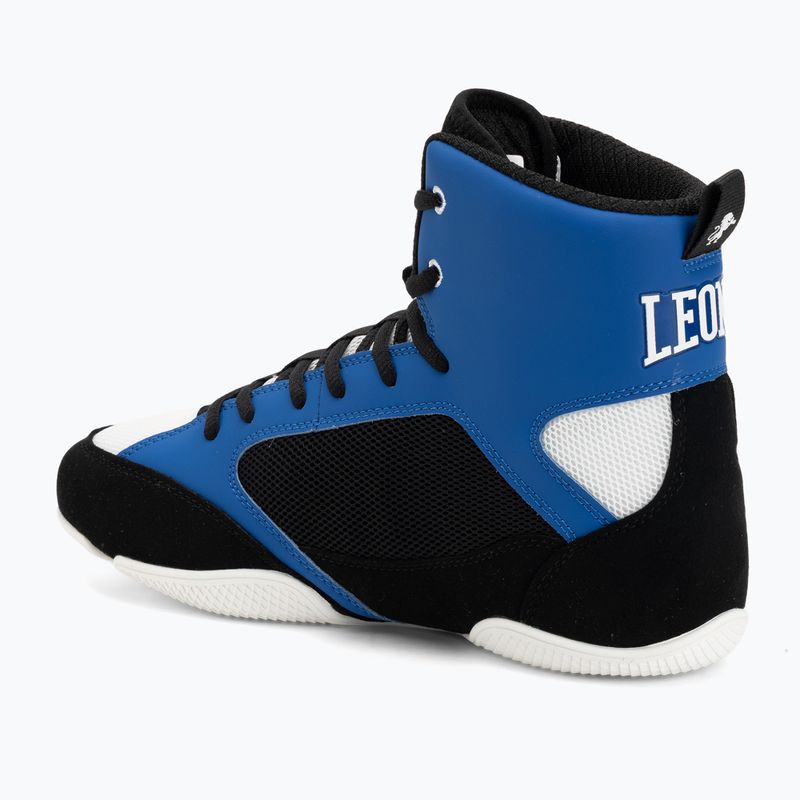 Buty bokserskie LEONE 1947 Premium Boxing blu/rose/blue/red 3