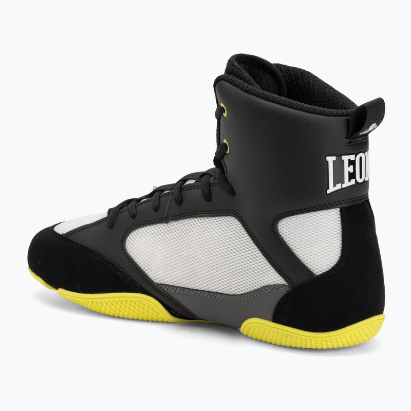 Buty bokserskie LEONE 1947 Premium Boxing nero/lime/black/lime 3