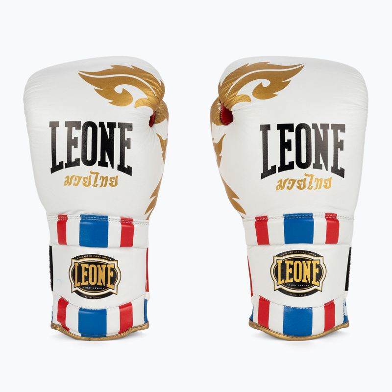 Rękawice bokserskie LEONE 1947 Thai Style white 2