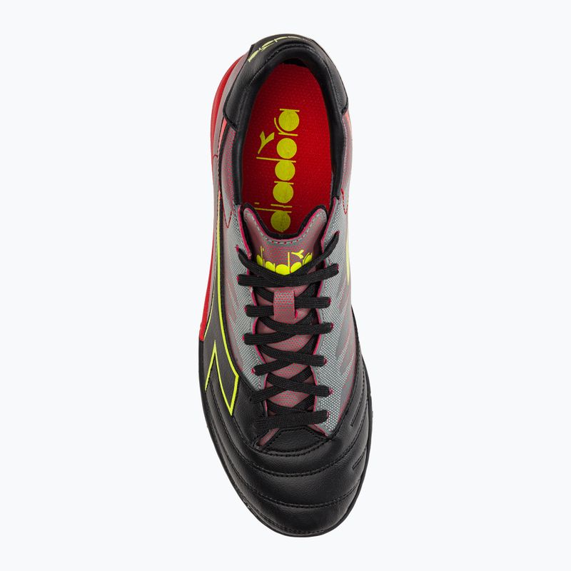 Buty piłkarskie męskie Diadora Brasil Elite Veloce R TFR czarno-czerwone DD-101.179182-D0136-40 6