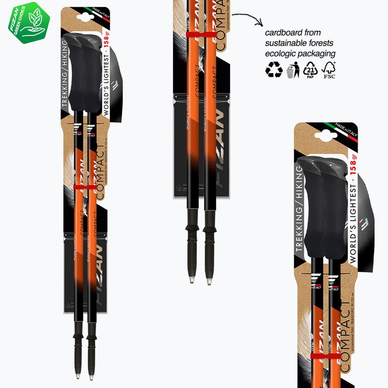Kije trekkingowe Fizan Compact orange 6