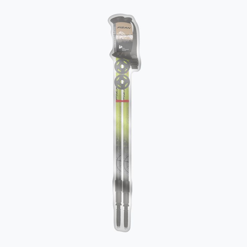 Kije trekkingowe Fizan Explorer lime/grey 3