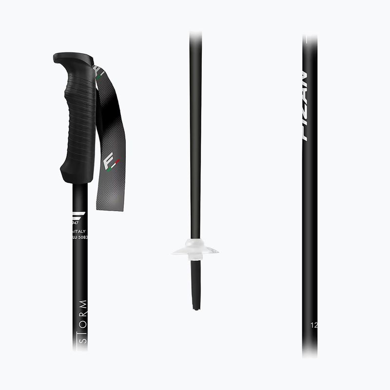 Kije narciarskie Fizan Storm black/white 2