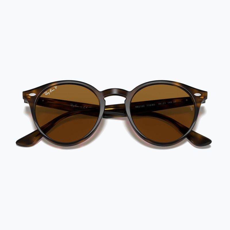 Okulary przeciwsłoneczne Ray-Ban RB2180 light havana/brown polarized 3