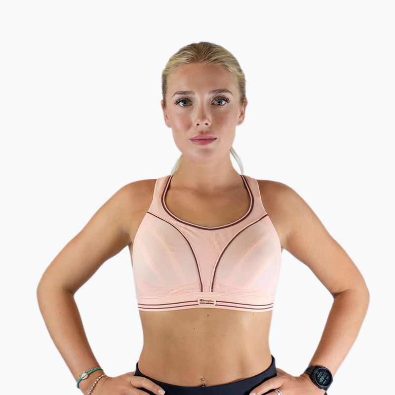 Biustonosz treningowy Shock Absorber Ultimate Run Bra pink glow 3