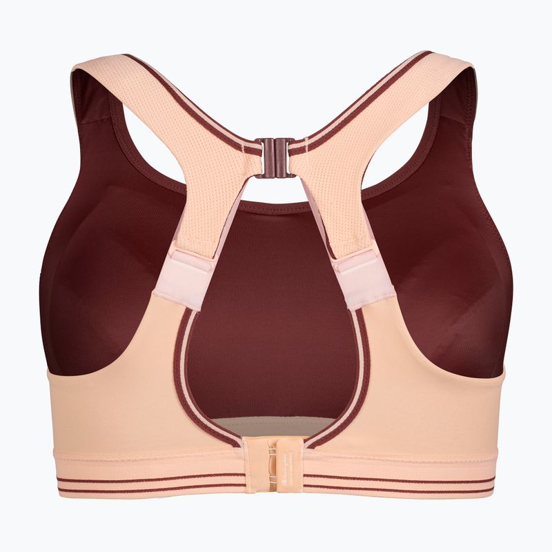 Biustonosz treningowy Shock Absorber Ultimate Run Bra pink glow 2