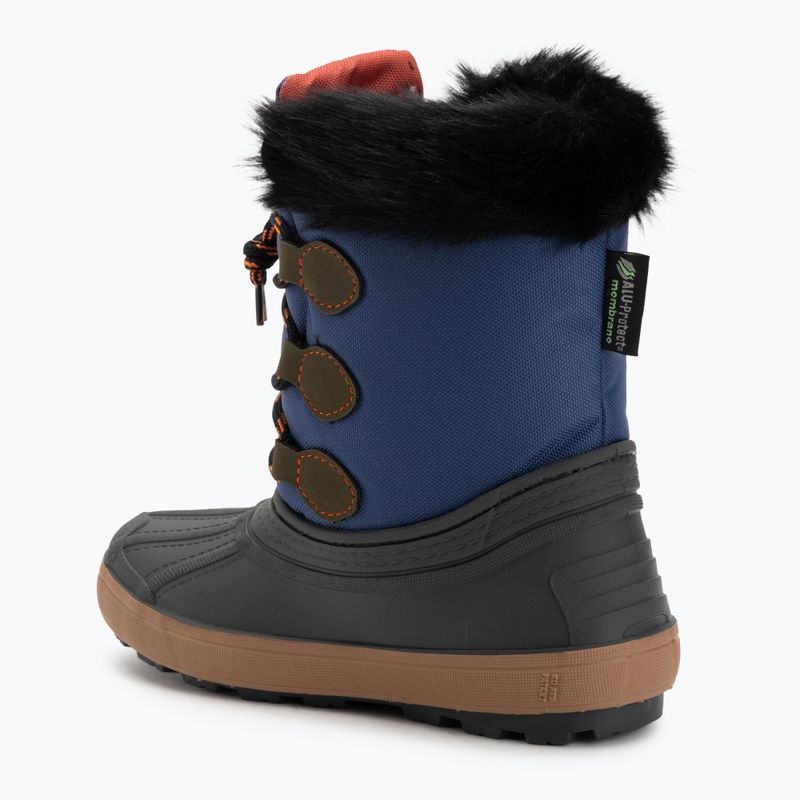 Śniegowce dziecięce BOATILUS Nippy 02 Sint. Leather green/blue 3