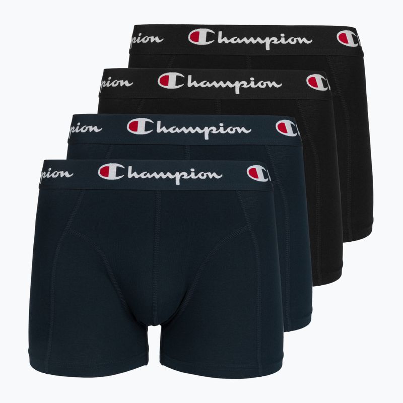 Bokserki męskie Champion U20002 4 pary black/logo