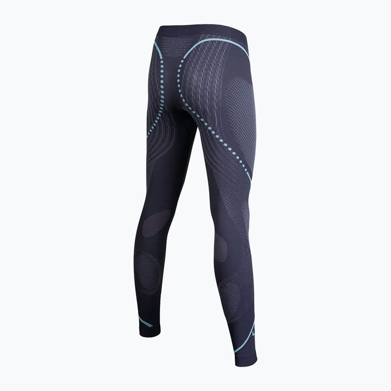 Spodnie termoaktywne damskie UYN Evolutyon UW Long charcoal/anthracite/aqua 2