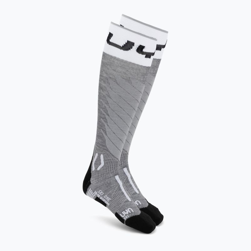 Skarpety narciarskie damskie Uyn Ski One Merino Socks grey melange/white