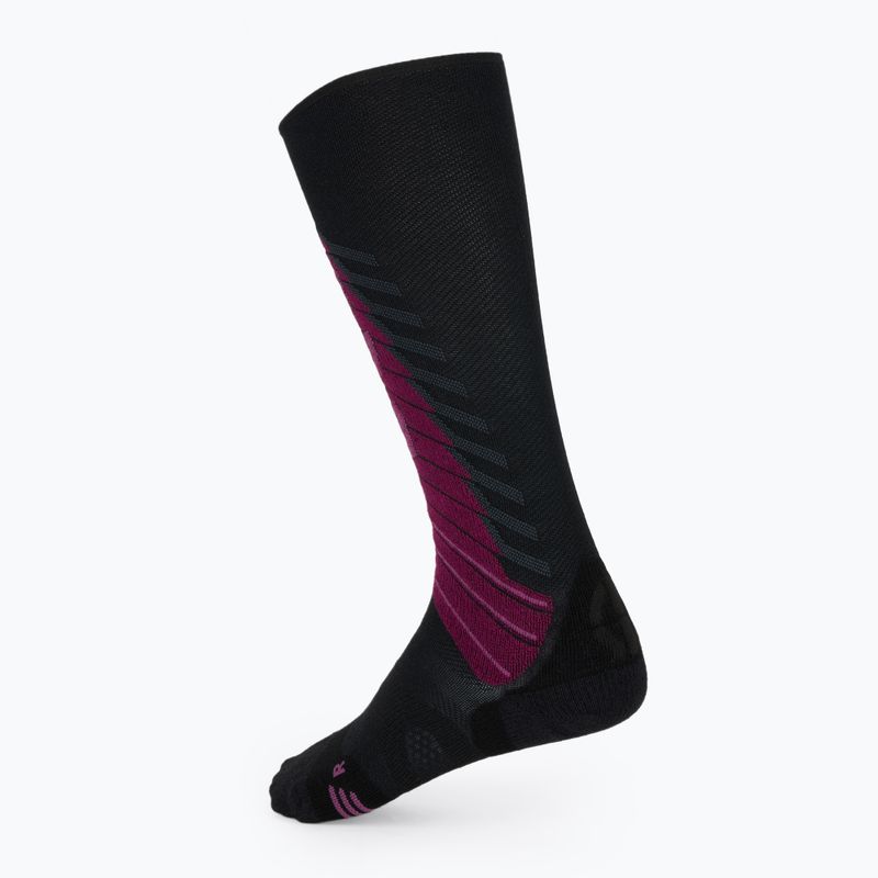 Skarpety narciarskie damskie UYN Ski One Biotech black/purple 2
