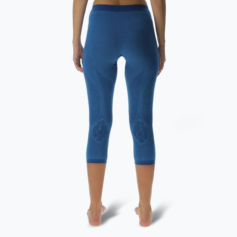 Spodnie termoaktywne damskie UYN Elevatyon Biomorph blue atoll 3