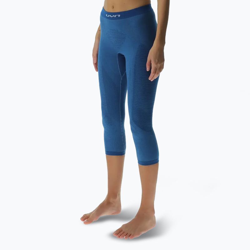 Spodnie termoaktywne damskie UYN Elevatyon Biomorph blue atoll 4