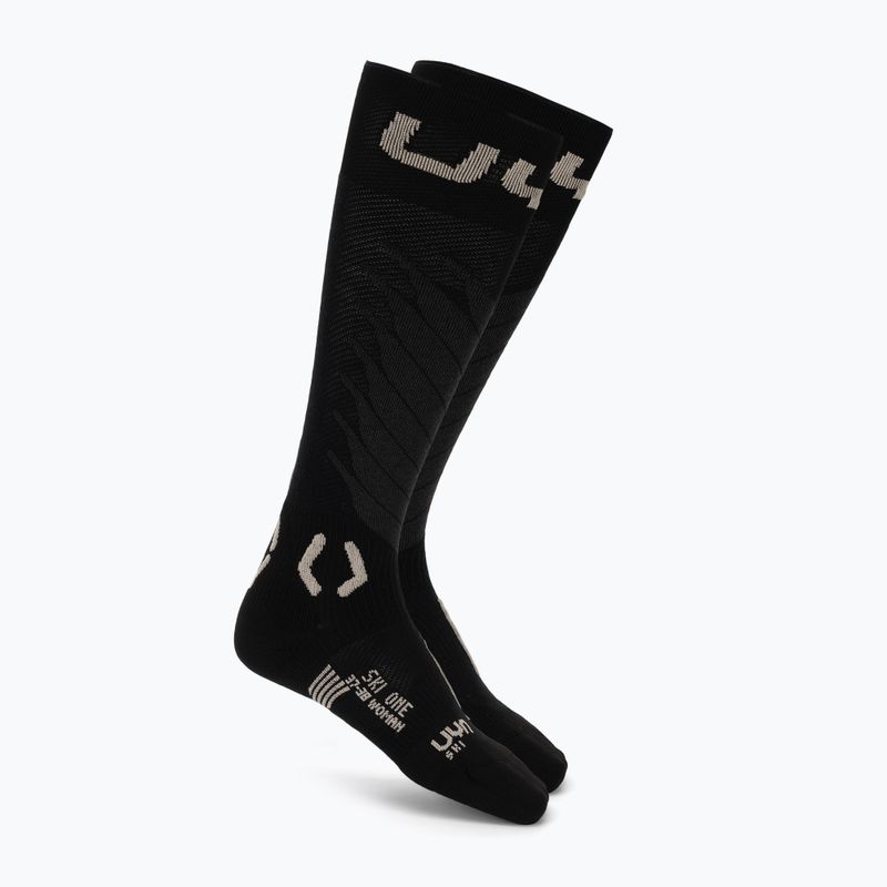 Skarpety narciarskie damskie Uyn Ski One Merino Socks black/beige