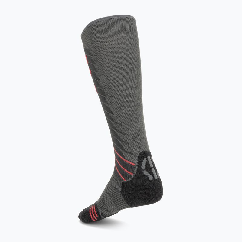 Skarpety narciarskie damskie UYN Ski Evo Race One grey/pink 2