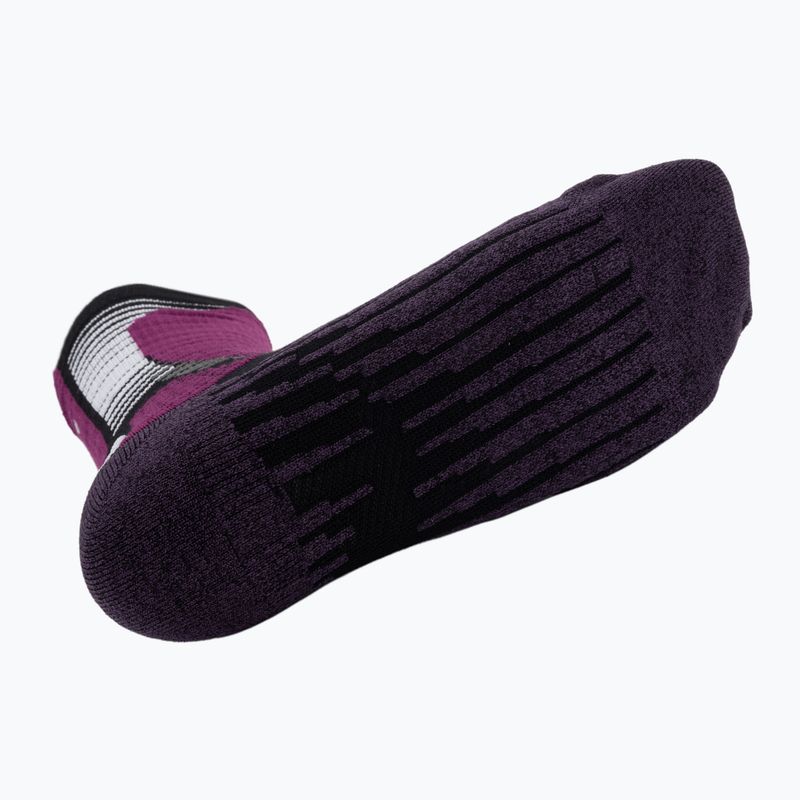 Skarpety snowboardowe damskie UYN Ski Snowboard black/purple 4