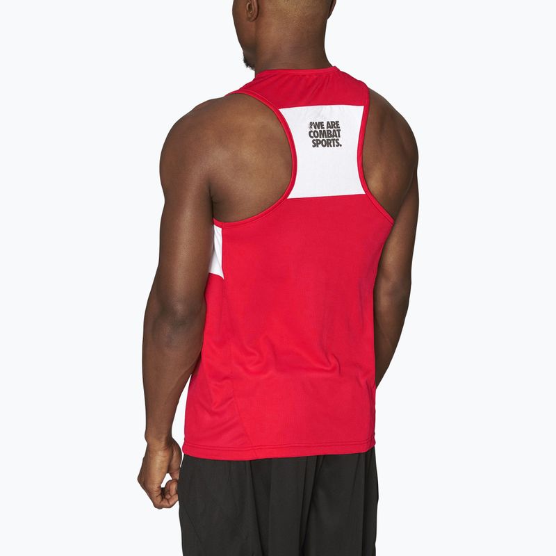 Koszulka treningowa LEONE 1947 Shock Boxing red 2