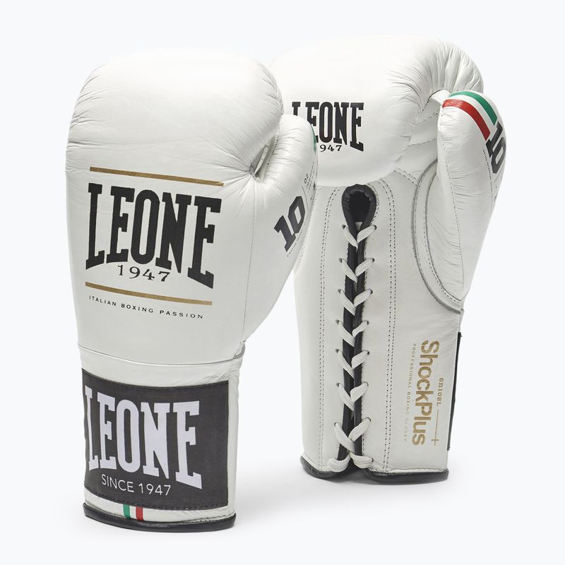 Rękawice bokserskie LEONE 1947 Shock Plus white 2