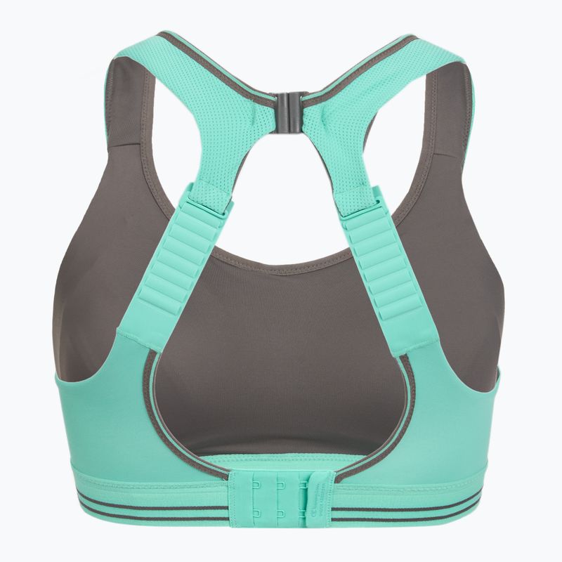 Biustonosz treningowy Shock Absorber Ultimate Run Bra green 2