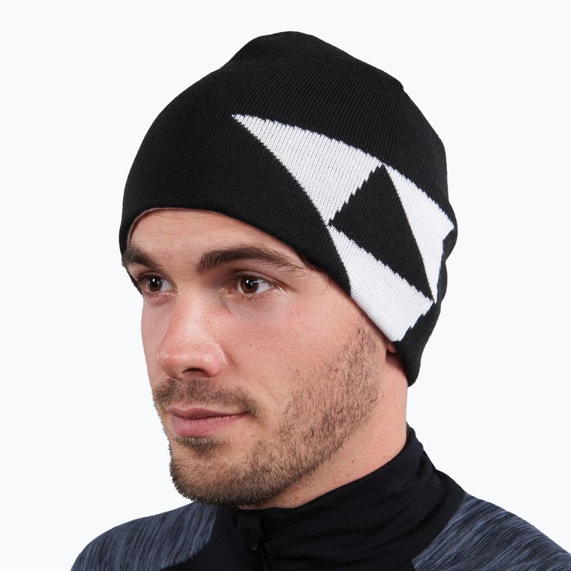 Czapka zimowa Fischer Logo Reversible Beanie black 5