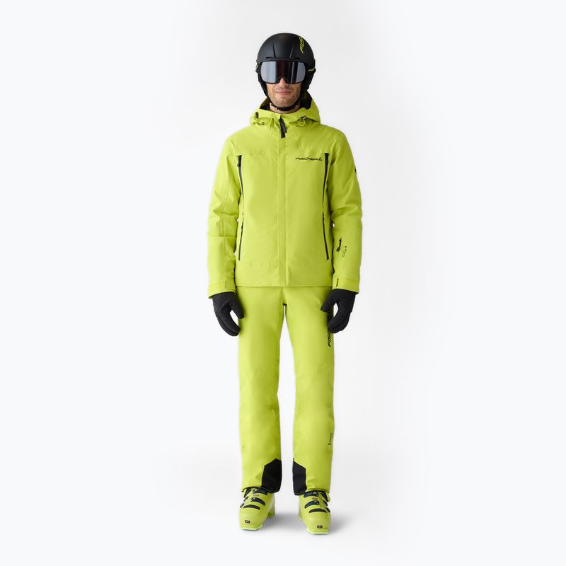 Kurtka narciarska męska Fischer Rush Jacket fischer yellow 2