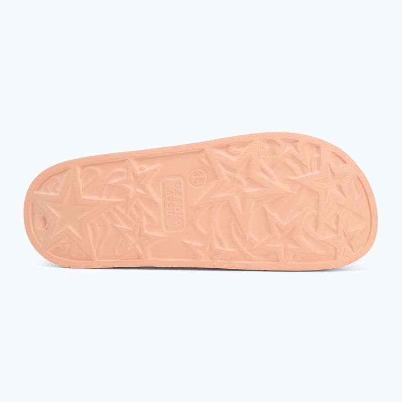 Klapki damskie U.S. Polo Assn. AMAMI009A samon/pink/white 4