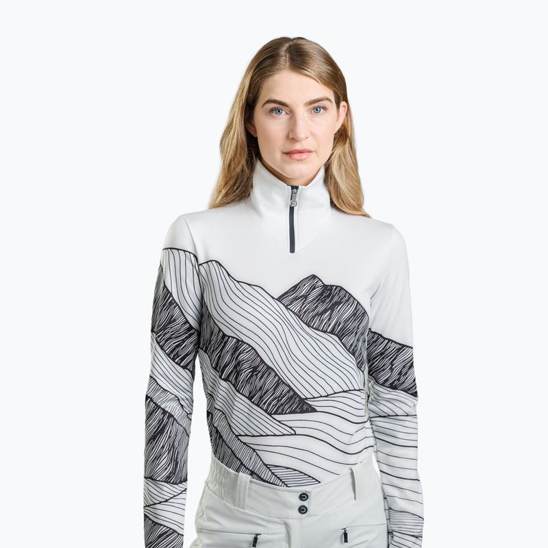 Bluza damska DOTOUT Peaks print outline col/black beauty