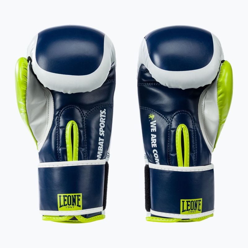 Rękawice bokserskie LEONE 1947 Logo Wacs Boxing blue 3