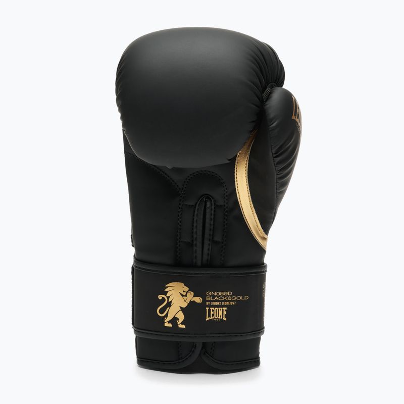 Rękawice bokserskie LEONE 1947 Idol black/gold 4