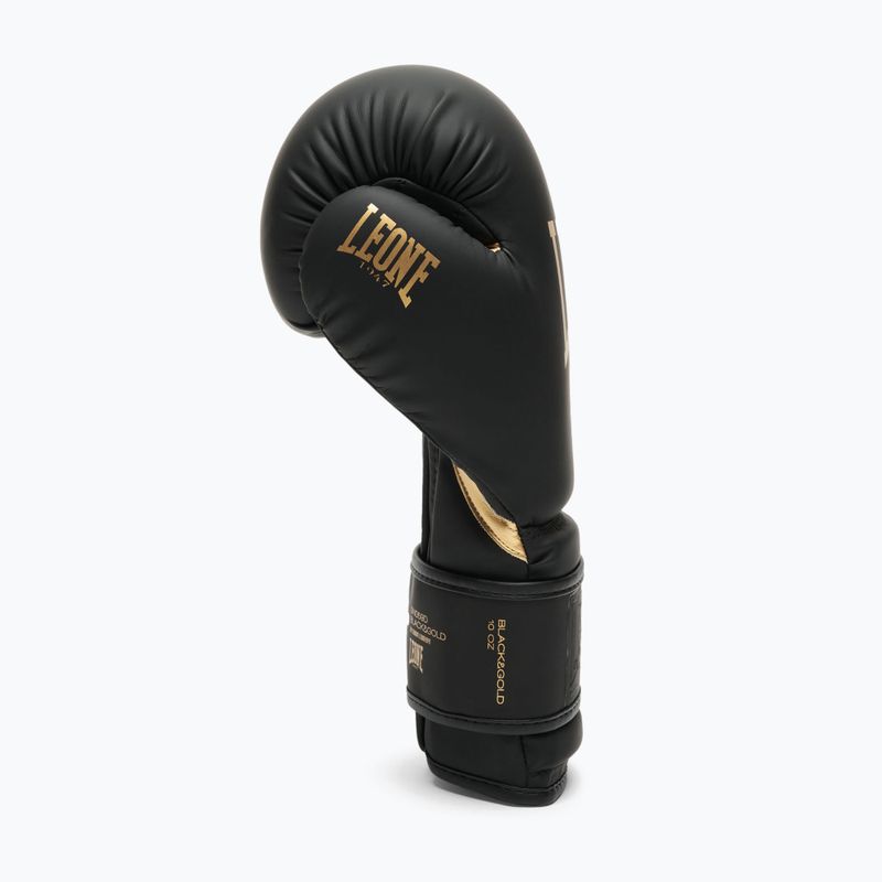 Rękawice bokserskie LEONE 1947 Idol black/gold 5