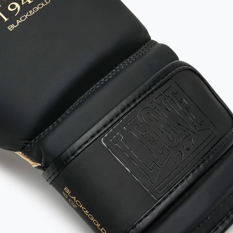 Rękawice bokserskie LEONE 1947 Idol black/gold 7