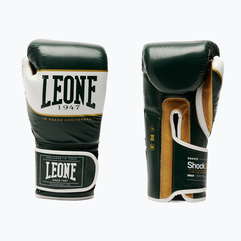 Rękawice bokserskie LEONE 1947 Shock X green