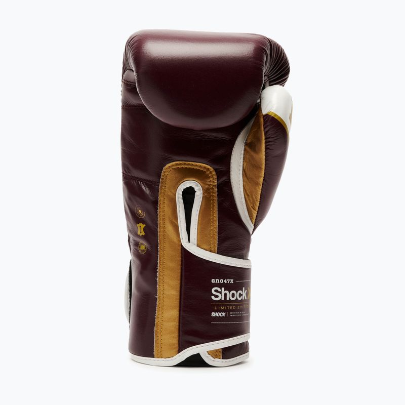 Rękawice bokserskie LEONE 1947 Shock X bordeaux 4