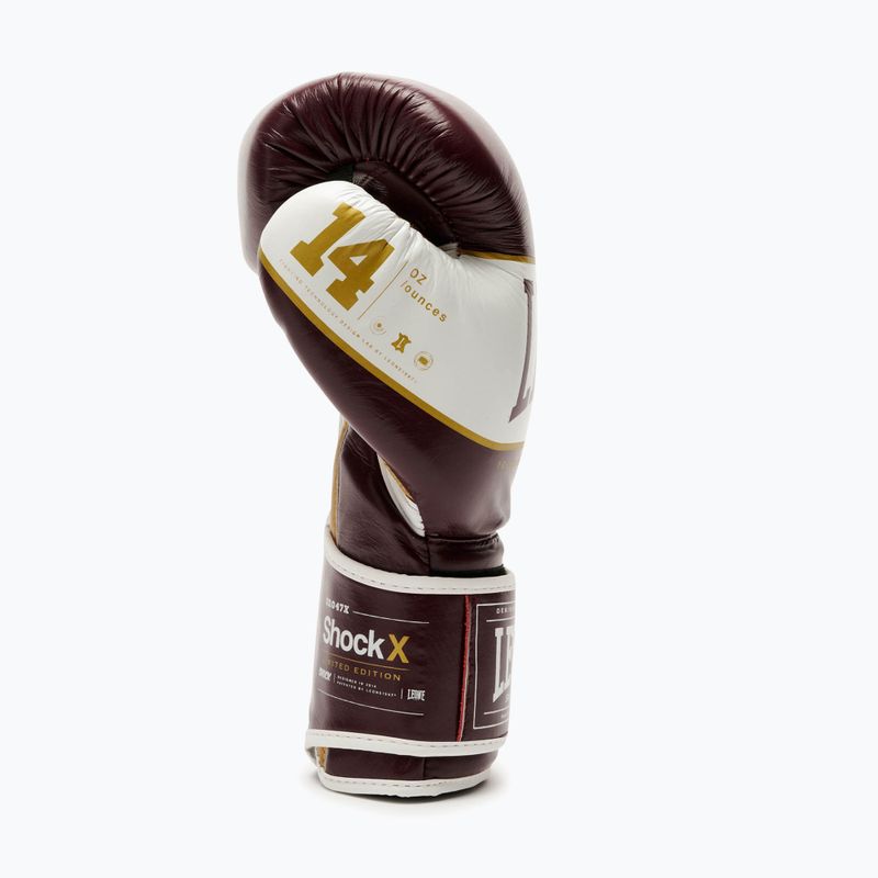 Rękawice bokserskie LEONE 1947 Shock X bordeaux 5