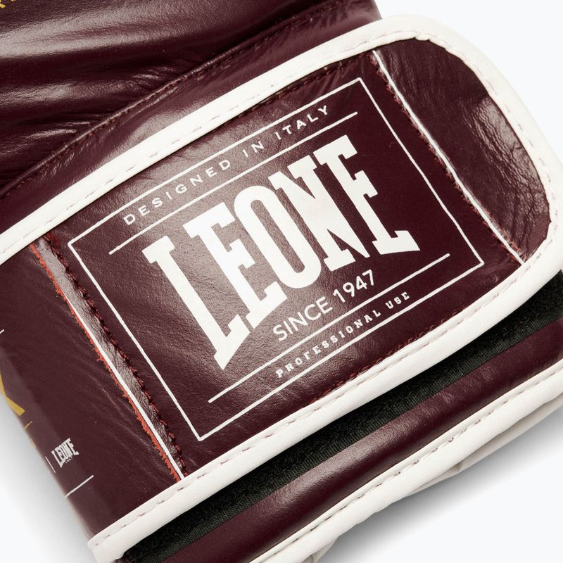 Rękawice bokserskie LEONE 1947 Shock X bordeaux 7