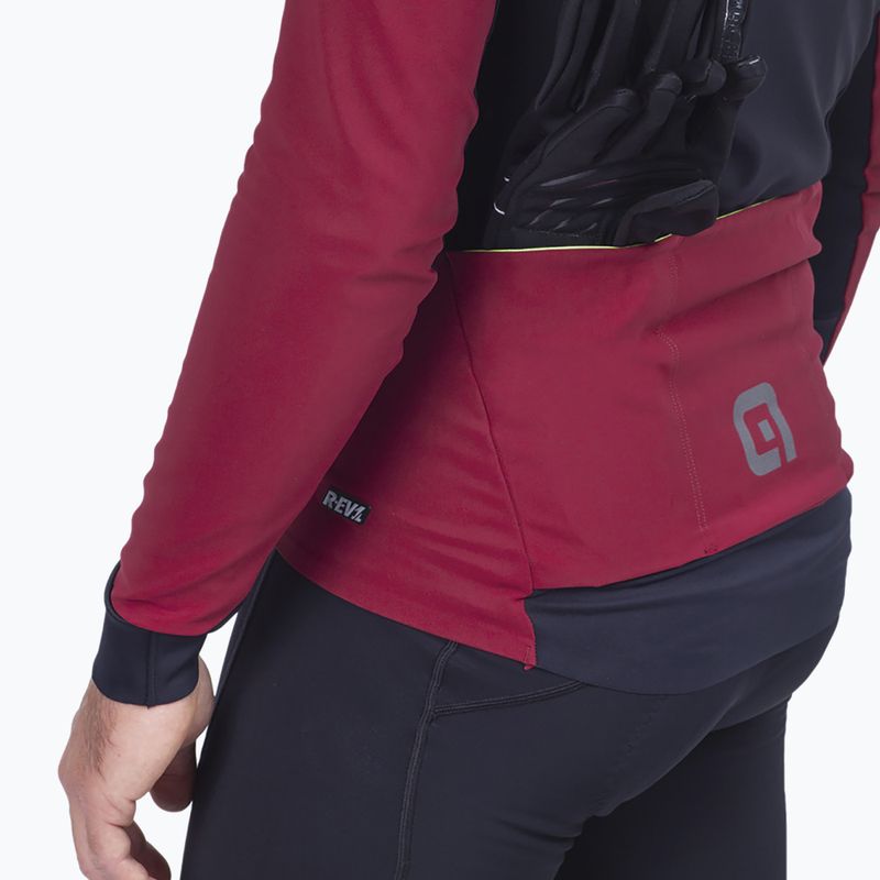 Kurtka rowerowa męska Alé Future Warm masai red 5