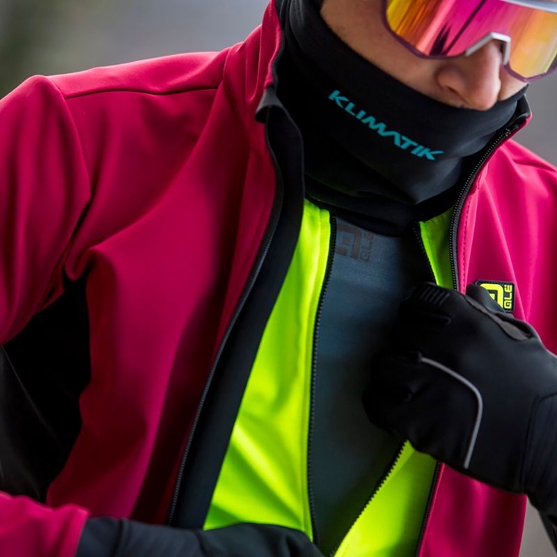 Kurtka rowerowa męska Alé Future Warm masai red 8