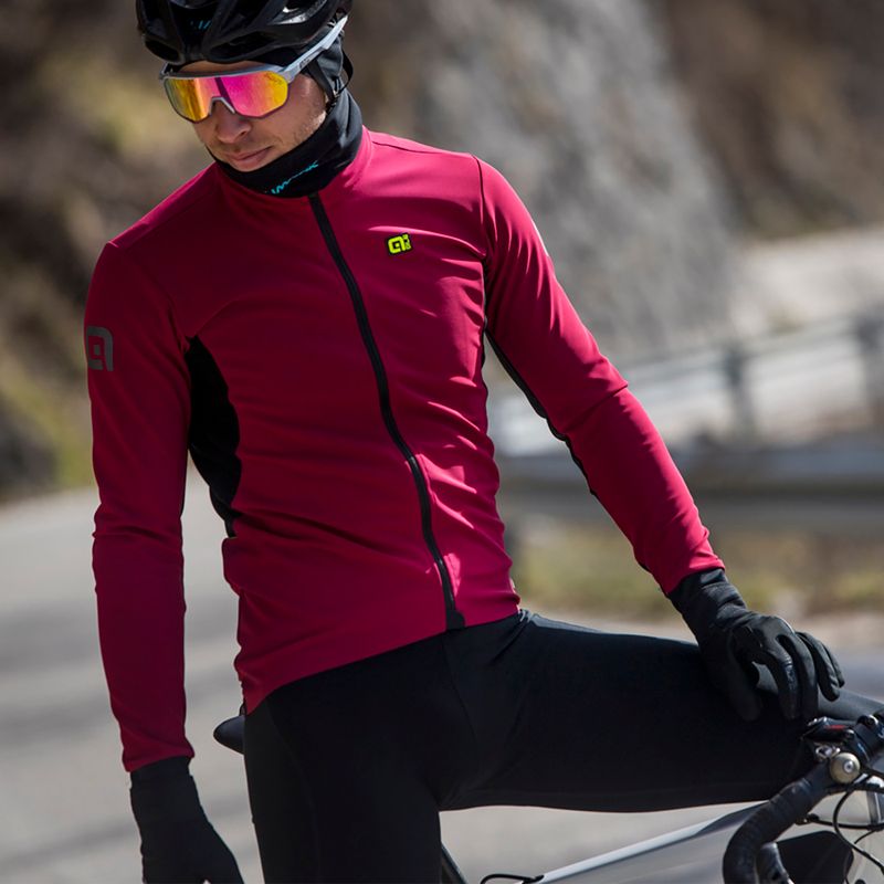 Kurtka rowerowa męska Alé Future Warm masai red 9